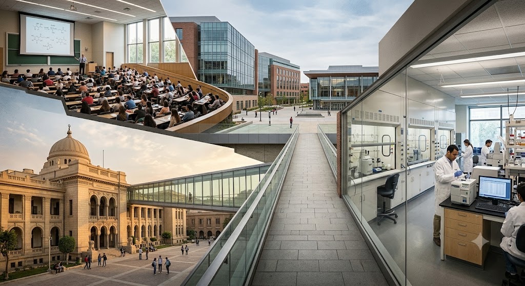Academic career and international research journey