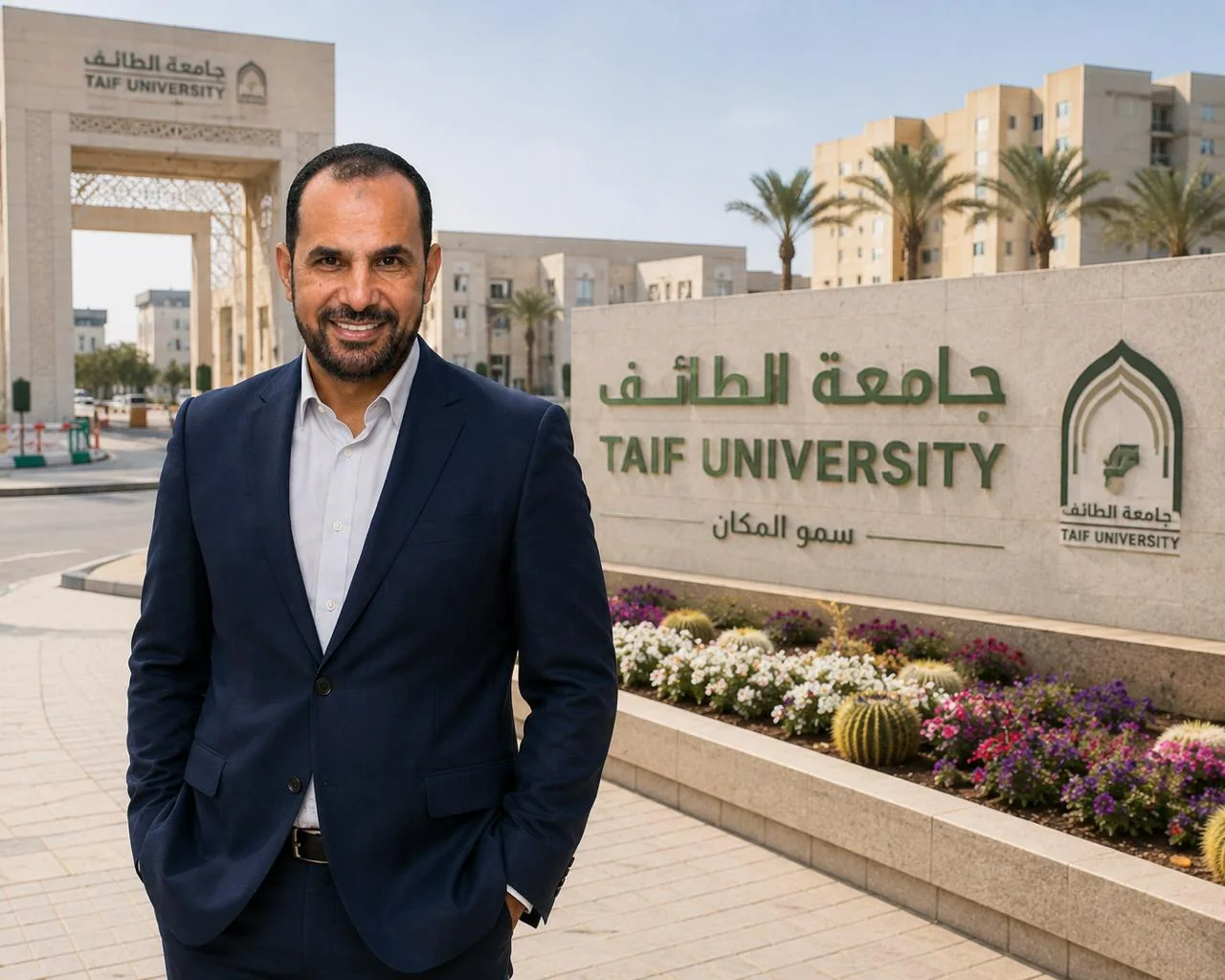 Prof. Dr. Khaled Fouad Khaled at Taif University during his academic appointment
