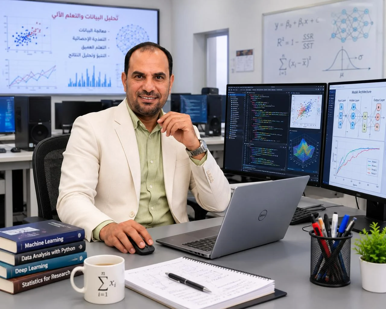 Programming, machine learning, and data analysis applied to materials and corrosion-inhibitor research.
