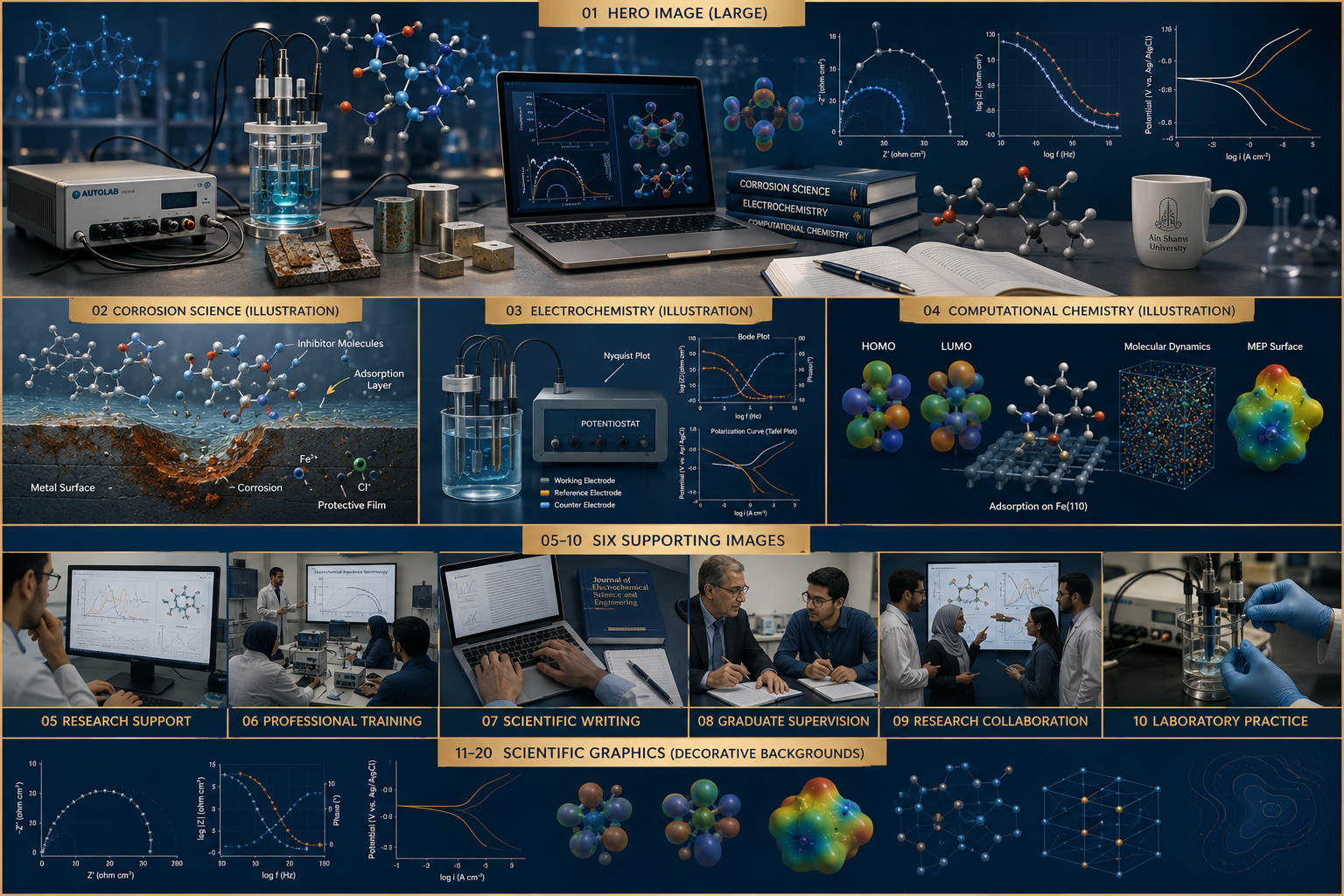 Computational chemistry training and molecular visualization